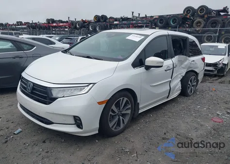 2022 Honda Odyssey Touring from USA, damaged, VIN 5FNRL6H87NB058420